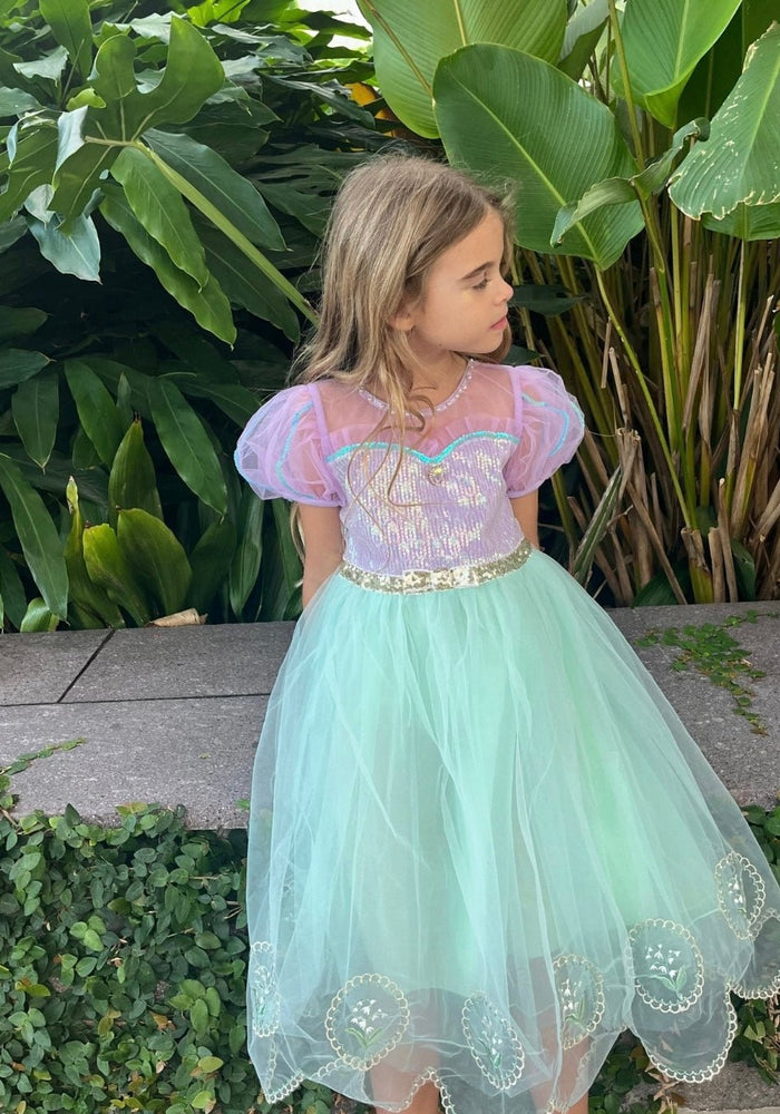 New Style Mermaid Princess Birthday Party Dress Costume - Fox Baby & Co