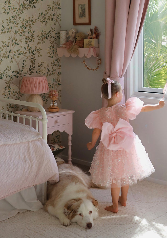 Kids girl Harper Butterfly Sparkle Tulle Dress - Pink - Fox Baby & Co