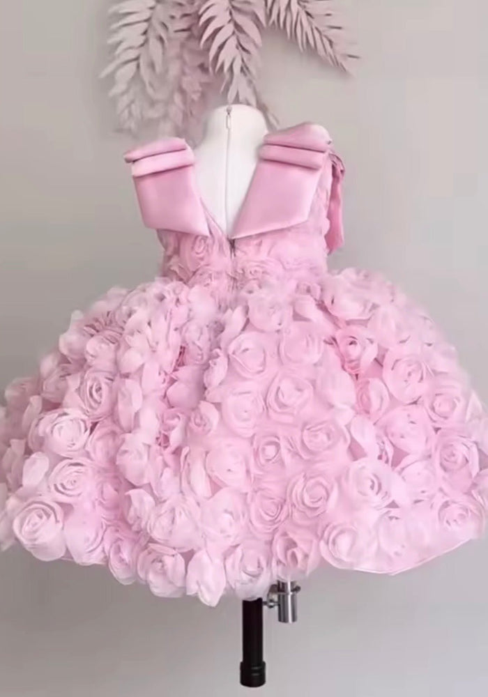 Ophelia Bloom Flower Girl Dress - Pink