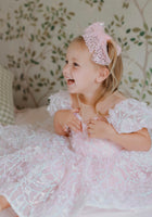 Load image into Gallery viewer, Kids girls Enchanted Dreams Butterfly Sequins Tulle Dress - Pink (pre order)
