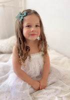 Load image into Gallery viewer, Little Girls Christmas Sparkle Tulle Dress (pre order) - Fox Baby &amp; Co
