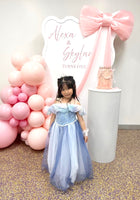 Load image into Gallery viewer, Blue Whimsical Cinderella Princess Luxe Party Dress - Fox Baby &amp; Co
