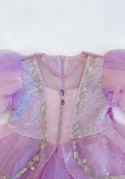 Load image into Gallery viewer, Violet Rapunzel Princess Puff Sleeve Party Dress Costume - Fox Baby &amp; Co
