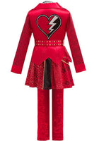 Load image into Gallery viewer, Descendants Inspired Princess Red Heart Girl Costume Set
