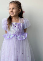 Load image into Gallery viewer, Rapunzel Butterfly Princess Party Puff Sleeve Dress Costume - Fox Baby &amp; Co
