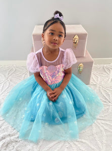 Mermaid Shell Princess Birthday Party Dress - Fox Baby & Co