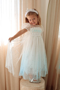 White Snow Princess Birthday Party Dress - Fox Baby & Co
