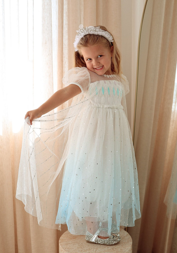 White Snow Princess Birthday Party Dress - Fox Baby & Co