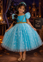 Load image into Gallery viewer, Princess Jasmine Genie Party Dress Costume

