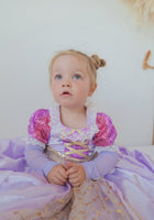 Load image into Gallery viewer, Purple Long Sleeve Princess Party Dress Costume - Fox Baby &amp; Co

