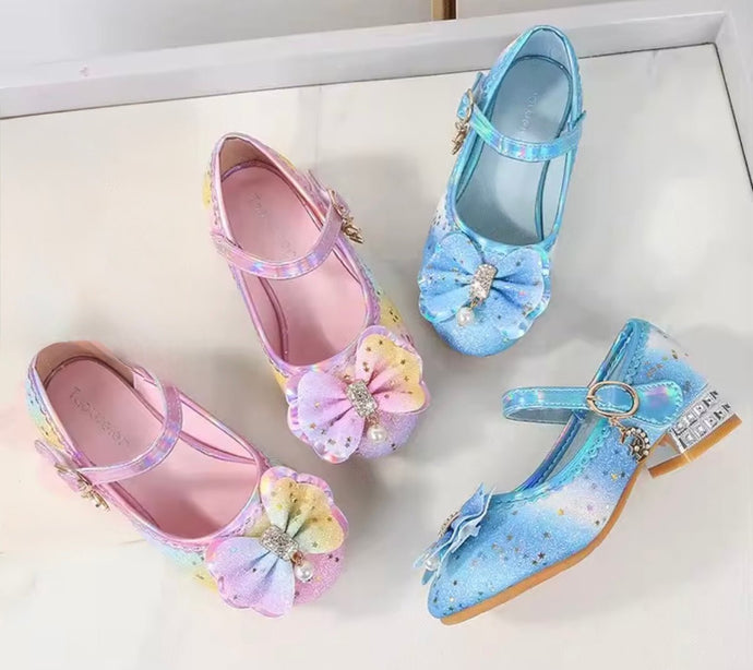 Little Girls My First High Heel Bow Princess Birthday Girl Shoe (pre order) - Fox Baby & Co