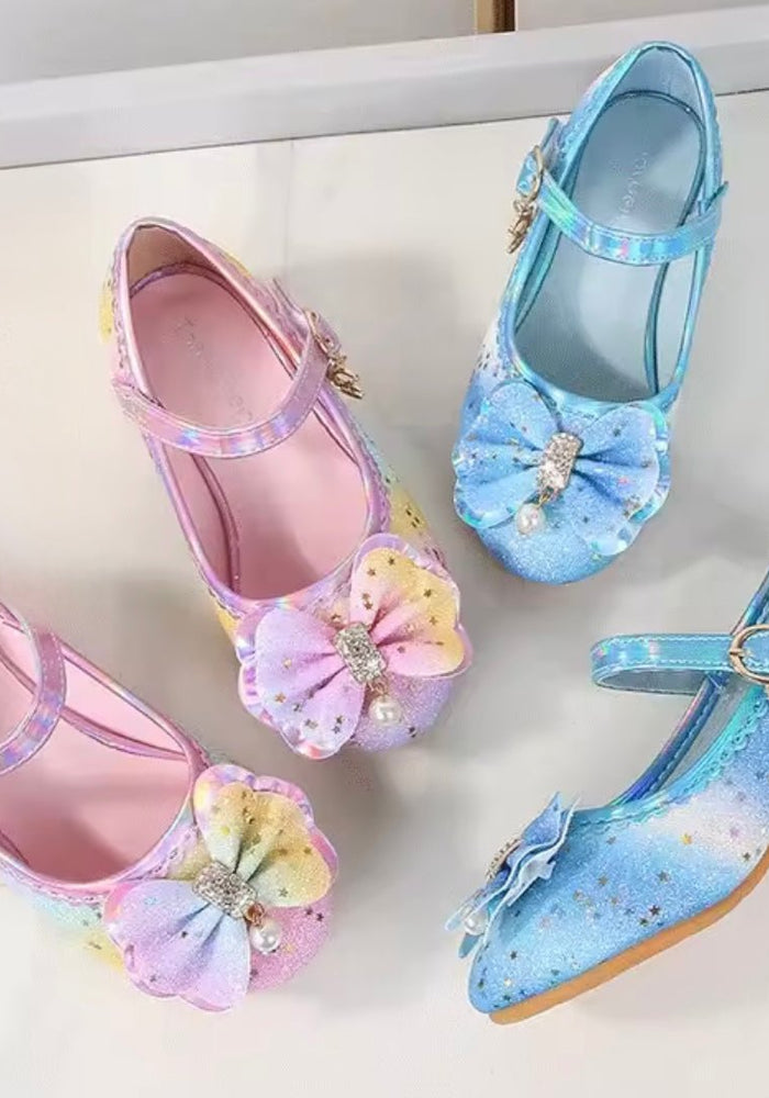 Little Girls My First High Heel Bow Princess Birthday Girl Shoe (pre order) - Fox Baby & Co