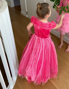 Pink Aurora Butterfly Princess Party Dress Costume & Jewellery Set - Fox Baby & Co