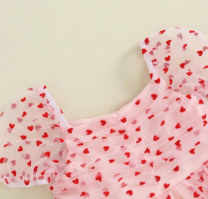 Kids girls XOXO Party Tulle Dress - Pink (pre order)