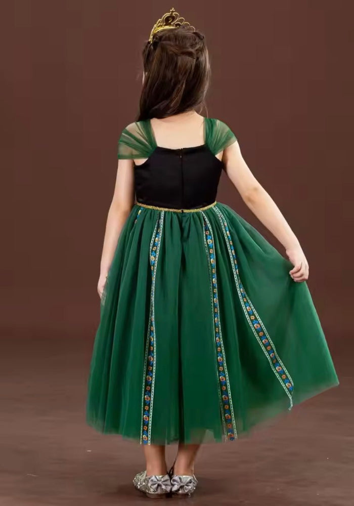 Magical Anna Princess Birthday Party Dress Costume & Jewellery Set - Fox Baby & Co