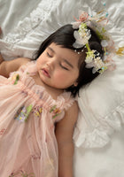 Load image into Gallery viewer, Arabella Garden Floral Tulle Birthday Dress - Pink - Fox Baby &amp; Co
