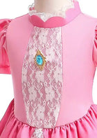 Load image into Gallery viewer, Princess Peach Inspired Lace Luxe Dress &amp; Accessories Set 🍑👑✨ - Fox Baby &amp; Co
