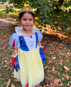 Magical Snow White Luxe Princess Birthday Party Dress Costume & Jewellery Set - Fox Baby & Co