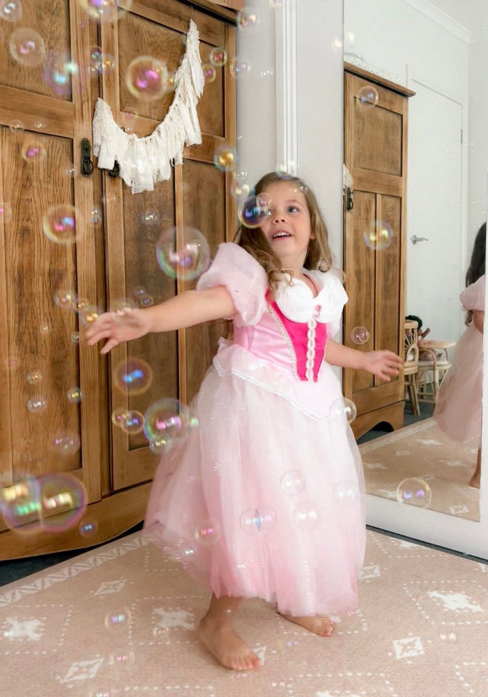 Pretty in Pink Princess Birthday Party Dress Costume - Fox Baby & Co