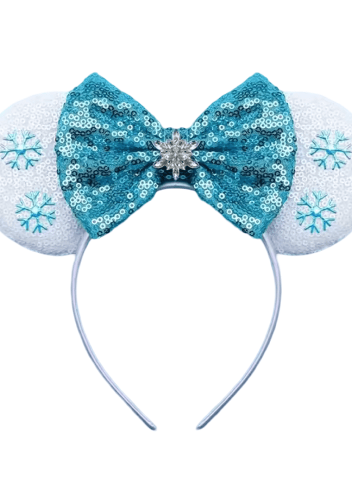 NEW Elsa Snow Princess Sequins Bow Animal Ears Headband - Fox Baby & Co