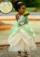 Load image into Gallery viewer, Tiana Whimsical Princess Party Dress (pre order) - Fox Baby &amp; Co
