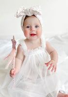 Load image into Gallery viewer, Kids little girls Pixie Butterfly Tulle Dress - White
