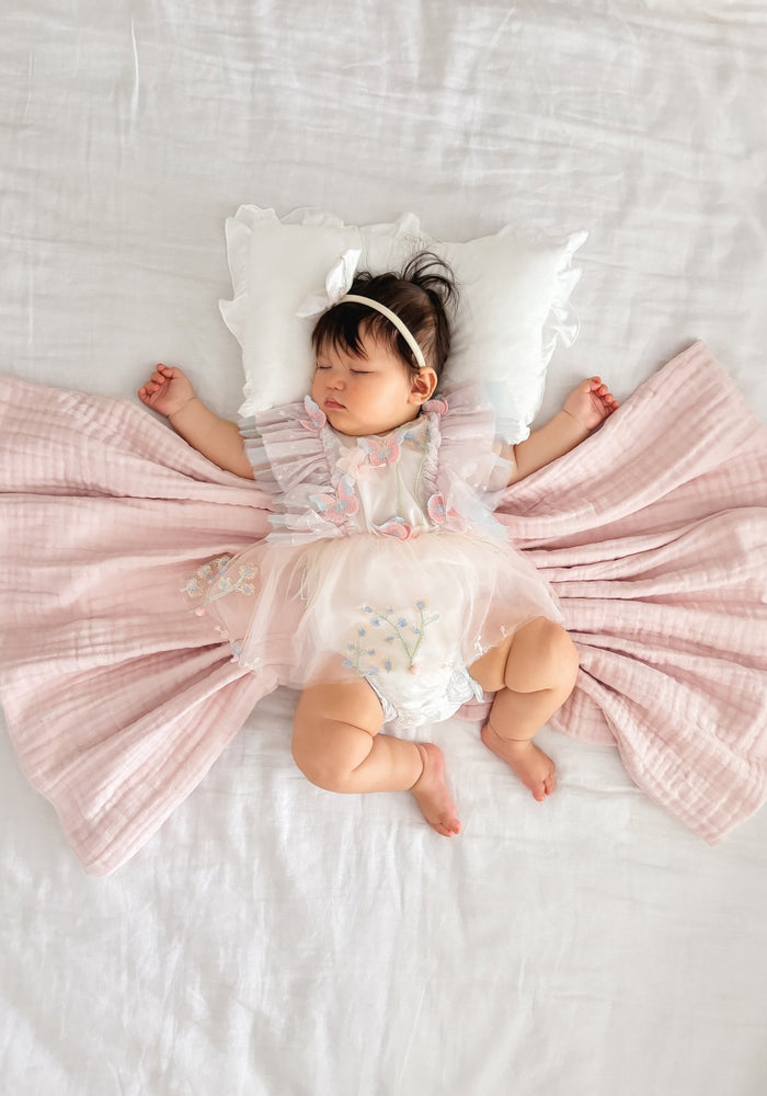 Whimsical Dreamy Butterfly Romper & Bow Headband (pre order) - Fox Baby & Co