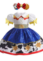 Load image into Gallery viewer, Jessie Cowgirl Princess Costume Dress &amp; Headband (pre order) - Fox Baby &amp; Co
