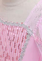 Load image into Gallery viewer, Pink Snowflake Princess Birthday Party Dress Costume with cape
