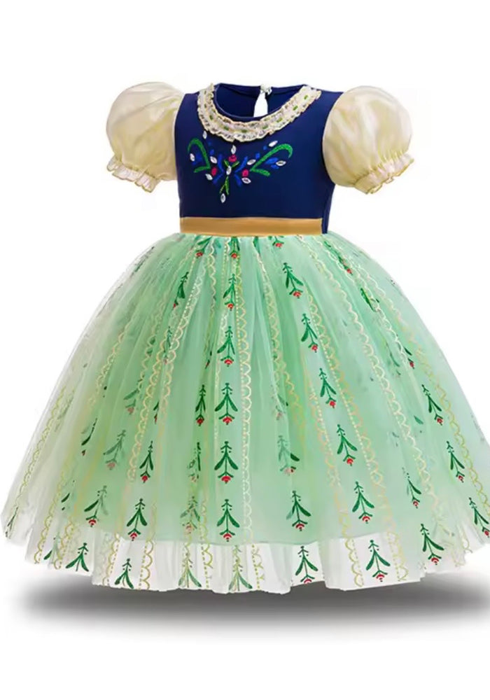 Anna Enchanted Garden Princess Dress Costume