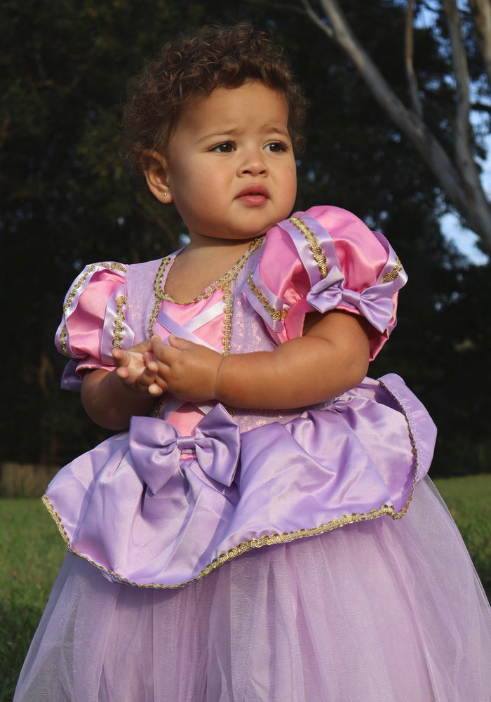 Mini Baby Rapunzel Luxe Princess Birthday Party Dress - Fox Baby & Co