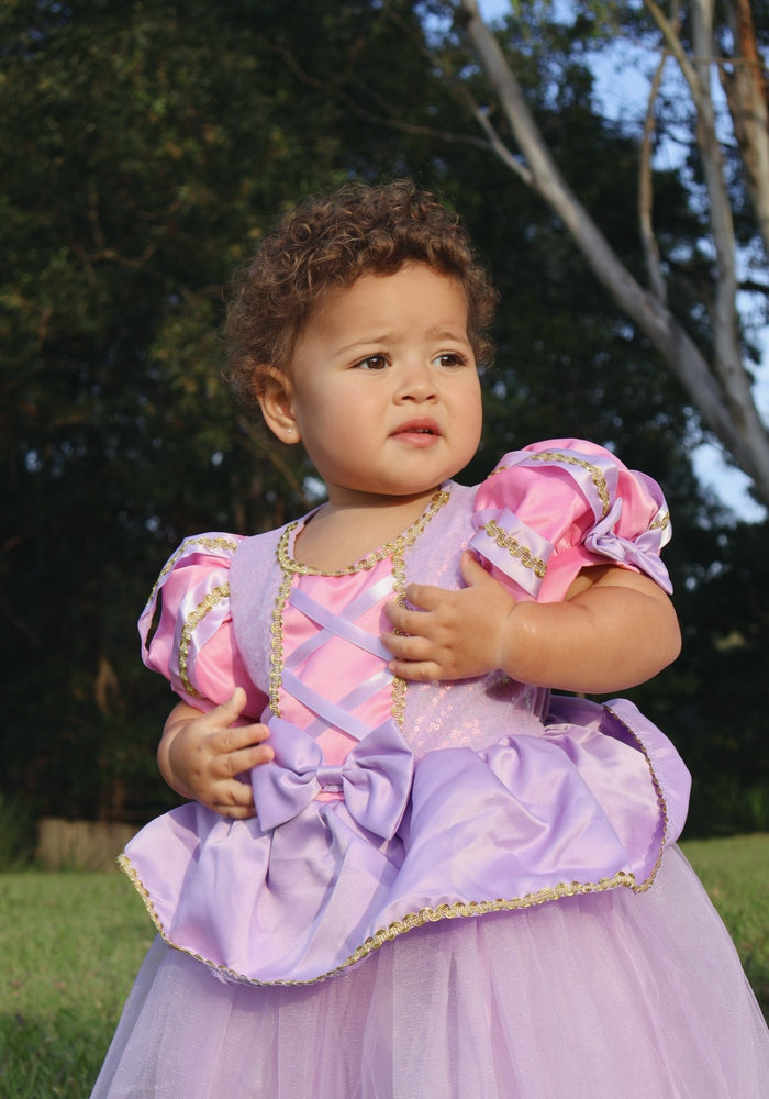 Mini Baby Rapunzel Luxe Princess Birthday Party Dress - Fox Baby & Co