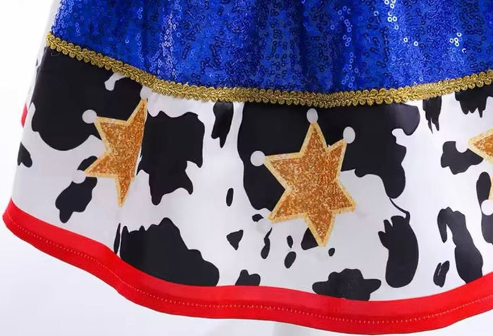 Jessie Cowgirl Princess Costume Dress & Headband (pre order) - Fox Baby & Co