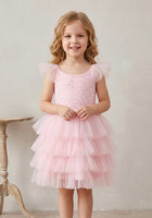 Load image into Gallery viewer, Ballerina Sequins Sparkle Tulle Tutu Dress - Pink - Fox Baby &amp; Co
