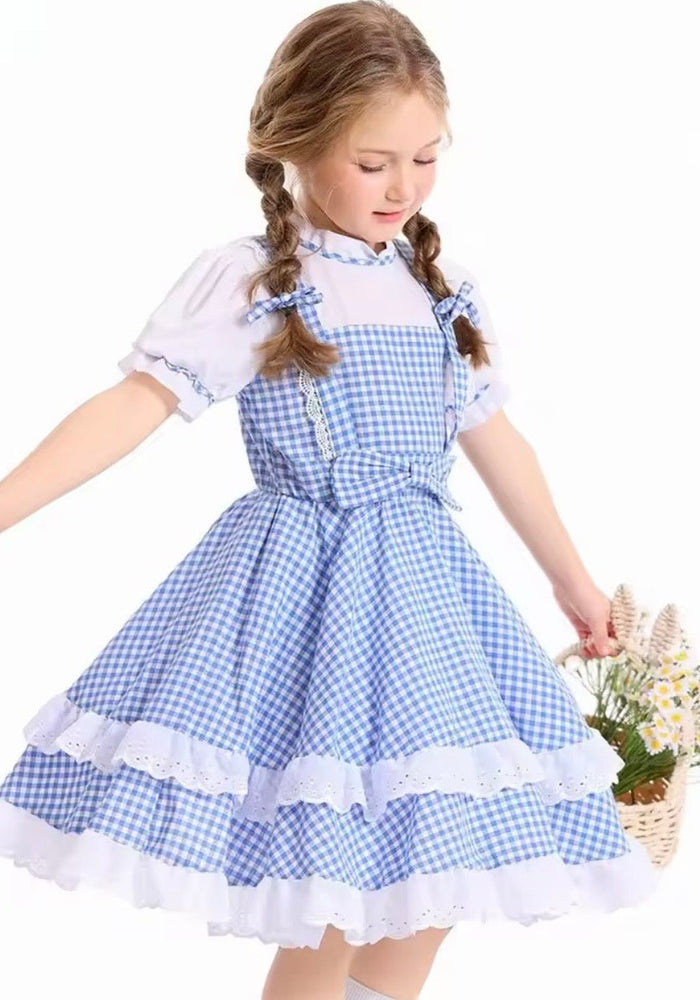 💙 Dorothy Blue Gingham Storybook Dress - Fox Baby & Co