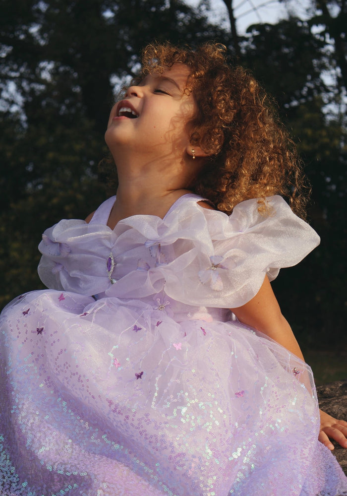 Rapunzel Butterfly Frill Princess Party Dress Costume (Limited Edition) - Fox Baby & Co
