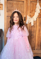Load image into Gallery viewer, Aurora luxe Sparkle Princess Long Sleeve Party Dress - Pink - Fox Baby &amp; Co
