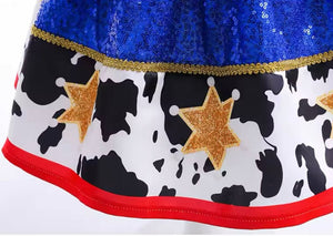 Jessie Cowgirl Princess Costume Dress & Headband (pre order) - Fox Baby & Co