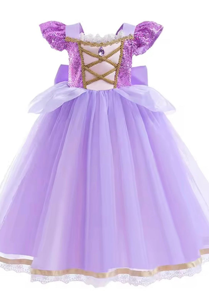 New Purple Princess Birthday Party Dress Costume & Jewellery Set - Fox Baby & Co