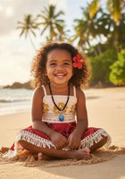 Load image into Gallery viewer, Moana Princess Baby Girl Dress Costume &amp; Necklace - Fox Baby &amp; Co
