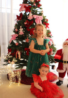 Load image into Gallery viewer, Candy Cane Christmas Little Girls Tulle Dress - Green - Fox Baby &amp; Co
