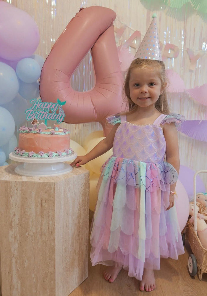 Fairyfloss Mermaid Princess Birthday Party Dress - Fox Baby & Co