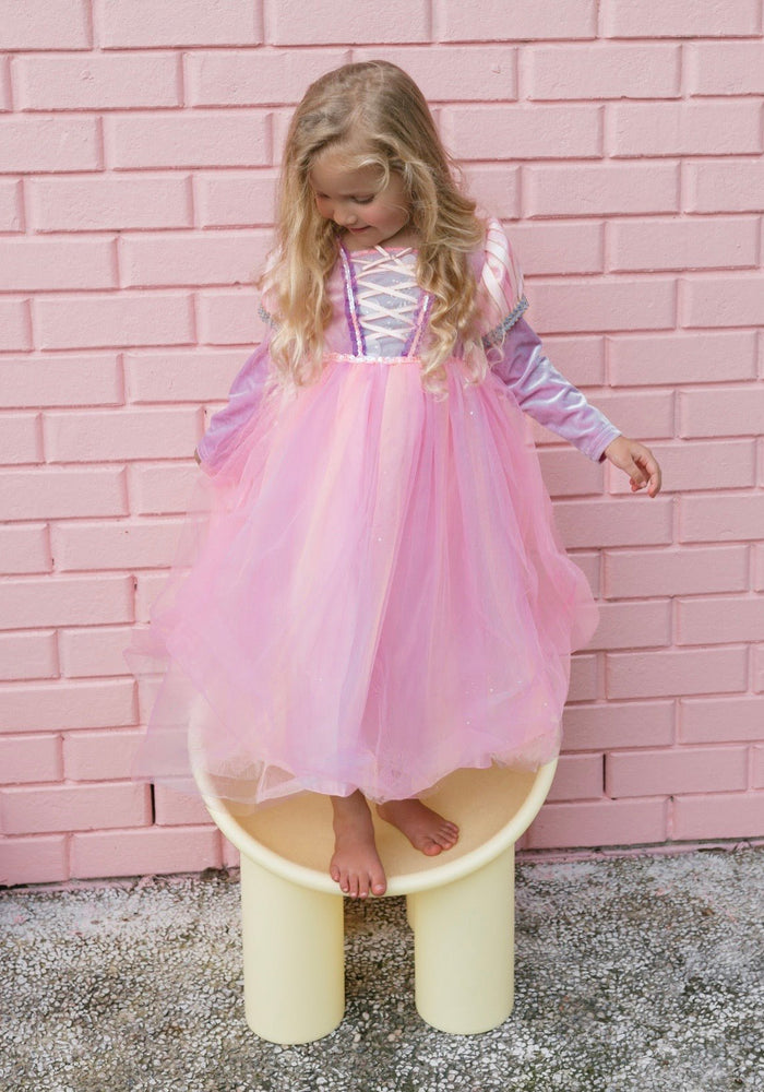 Enchanted Rapunzel Purple Princess Long Sleeve Party Dress Costume - Fox Baby & Co