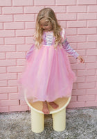 Load image into Gallery viewer, Enchanted Rapunzel Purple Princess Long Sleeve Party Dress Costume - Fox Baby &amp; Co
