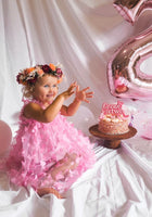 Load image into Gallery viewer, Whimsical Butterfly Tulle Dress - Rose Pink - Fox Baby &amp; Co
