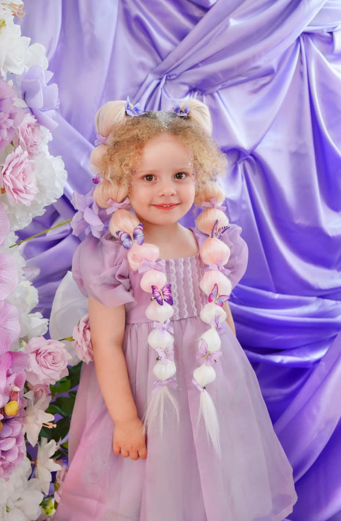 Classic Rapunzel Princess Luxe Party Dress Costume (pre order) - Fox Baby & Co