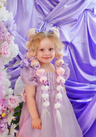 Load image into Gallery viewer, Classic Rapunzel Princess Luxe Party Dress Costume (pre order) - Fox Baby &amp; Co
