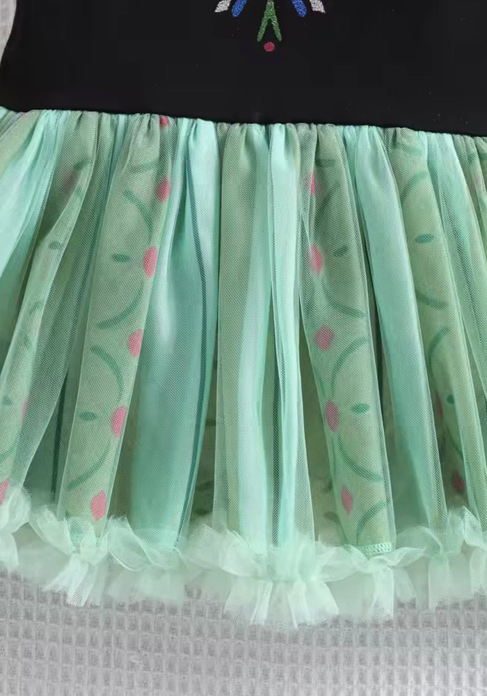 Baby Girls Anna Princess Tutu Tulle Romper with bow - Fox Baby & Co