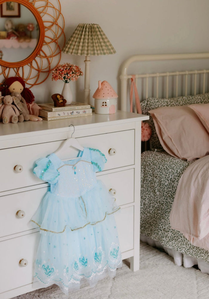 Snow Queen Princess Birthday Party Dress Costume with cape - Fox Baby & Co