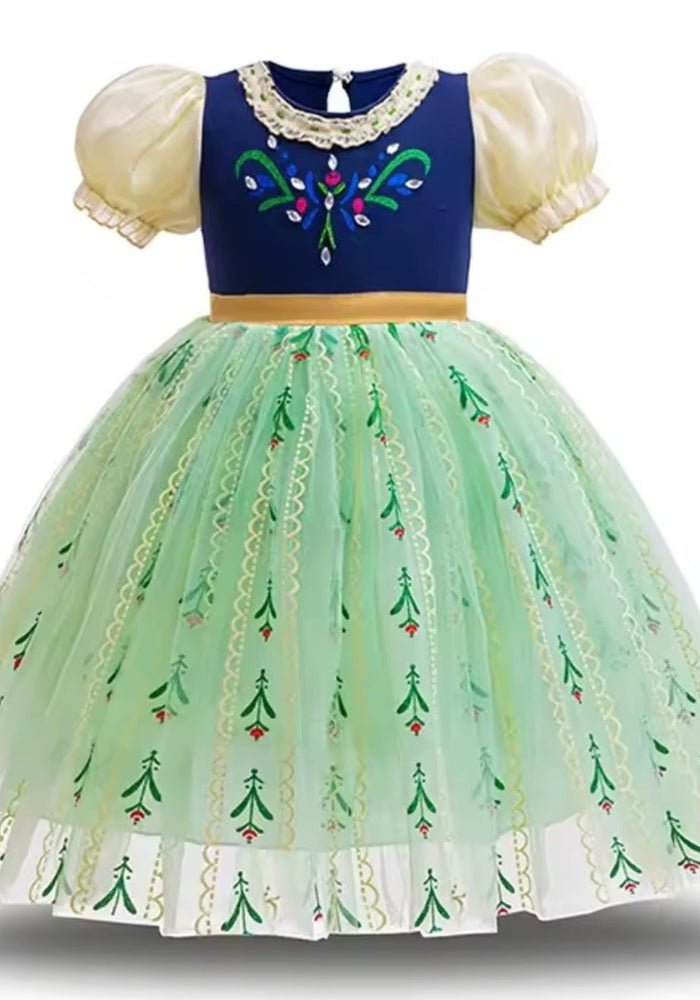 Anna Enchanted Garden Princess Dress Costume